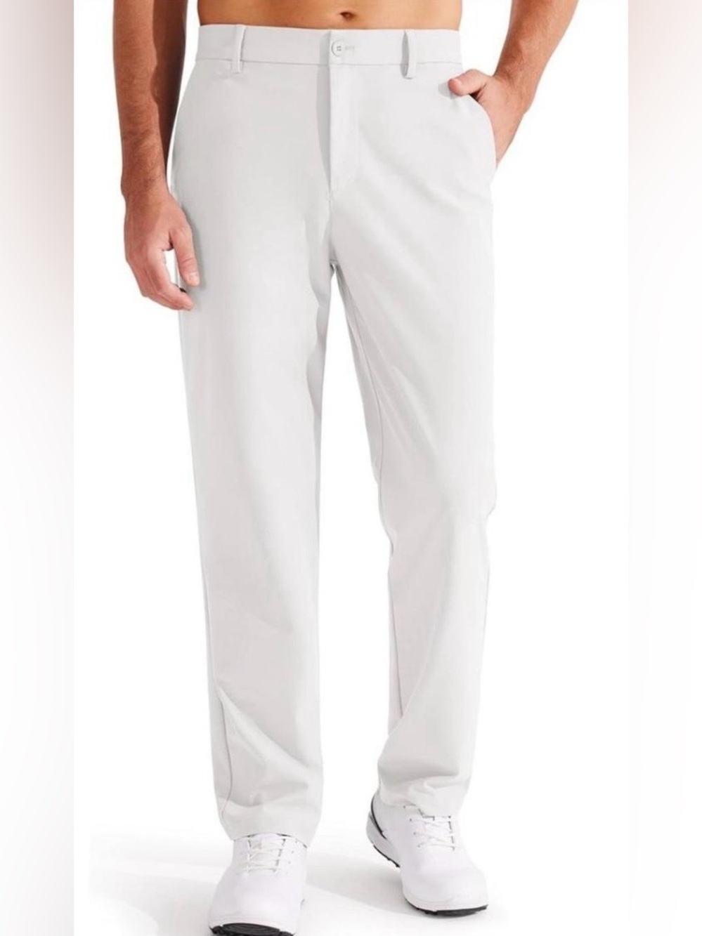 NWT Libin Men's White Golf Pants 36x34